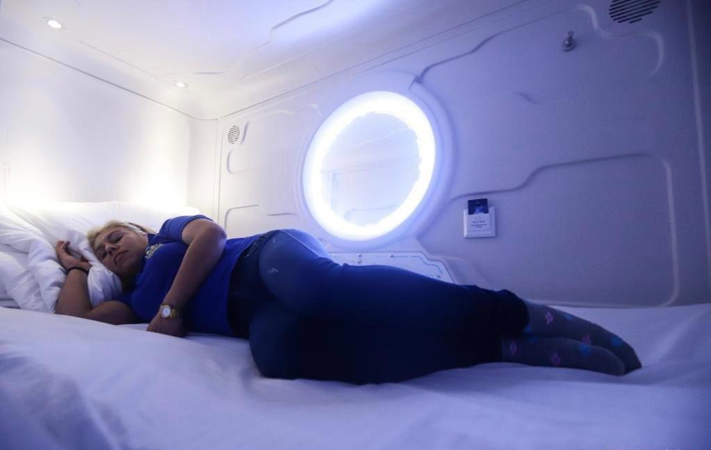 Capsulas Descanso Terminal Bogotá Eksteriør billede